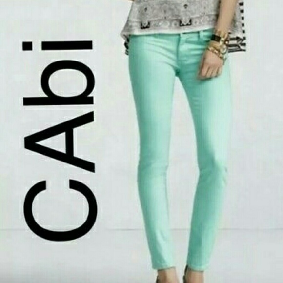 CAbi Denim - CABI Style 322 Think Mint Skinny Jeans